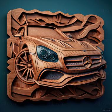 3D модель Mercedes Benz SL73 AMG (STL)